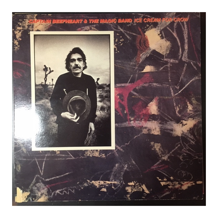Captain Beefheart & The Magic Band - Ice Cream For Crow (UK/1982) LP (VG/VG) -blues rock-