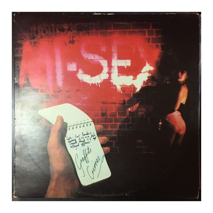 Mi-Sex - Graffiti Crimes LP (VG-VG+/VG) -new wave-