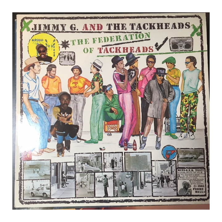 Jimmy G. & The Tackheads - The Federation Of Tackheads LP (VG+/VG+) -funk-