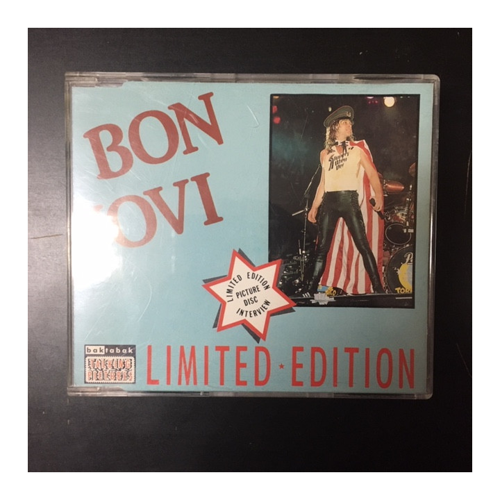 Bon Jovi - Interview Picture Disc (limited edition) CD (M-/M-) -haastattelu-