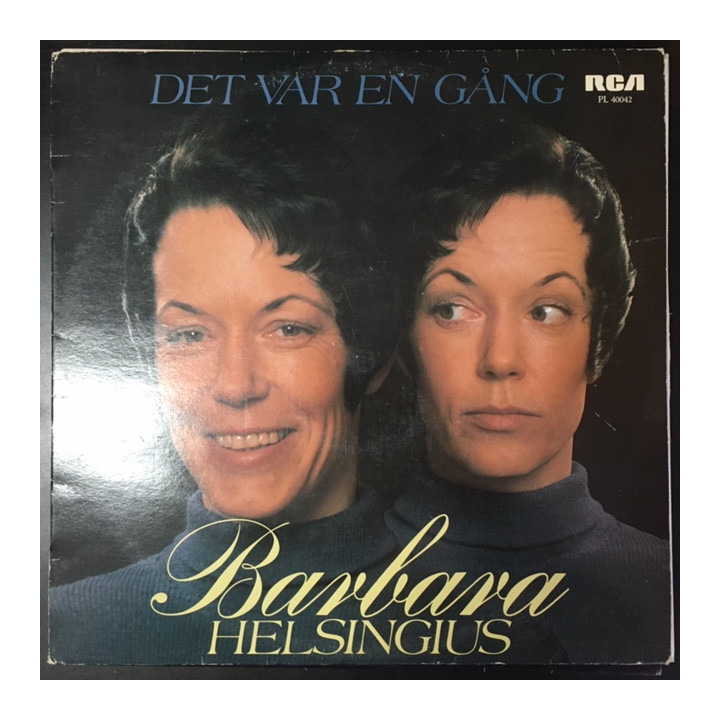 Barbara Helsingius - Det var en gång LP (VG+/VG+) -laulelma-