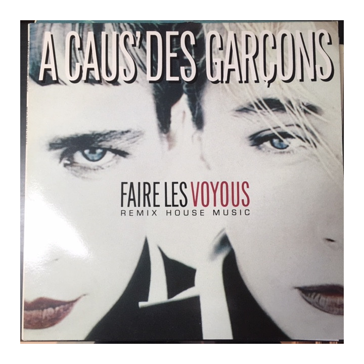 A Caus' Des Garcons - Faire Les Voyous 12'' SINGLE (VG+/VG+) -synthpop-