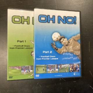 Oh No! 1-2 - Football Oops From Premier League 2DVD (VG+/M-) -jalkapallo-