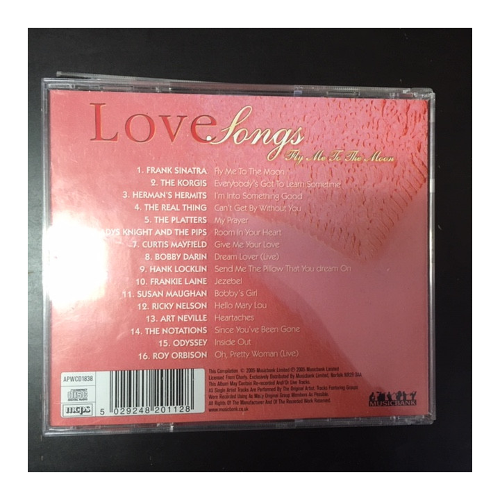 V/A - Love Songs (Fly Me To The Moon) CD (VG+/M-)