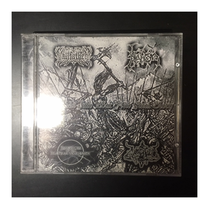 Allfather / Nebron / Hordes Of The Lunar Eclipse / Gnostic - Lead Us Into War And Find Glory CD (VG+/M-) -black metal-