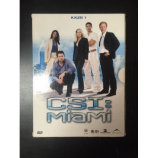 CSI: Miami - Kausi 1 6DVD (VG-VG+/VG+) -tv-sarja-