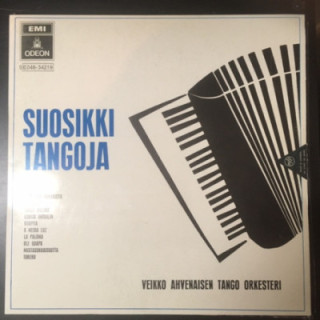 Veikko Ahvenaisen Tango Orkesteri - Suosikki tangoja LP (VG/VG+) -iskelmä-