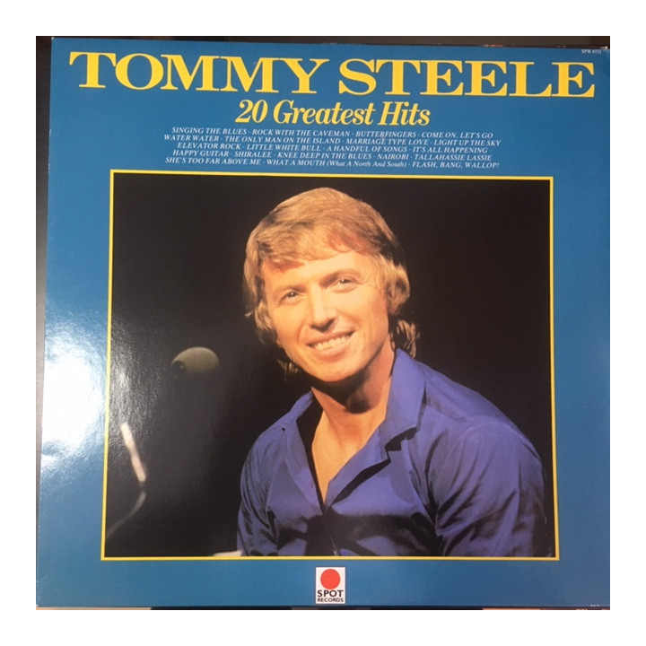 Tommy Steele - 20 Greatest Hits LP (VG+-M-/VG+) -rock n roll-