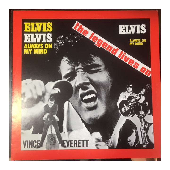 Vince Everett - Elvis Always On My Mind LP (VG+/VG+) -rock n roll-