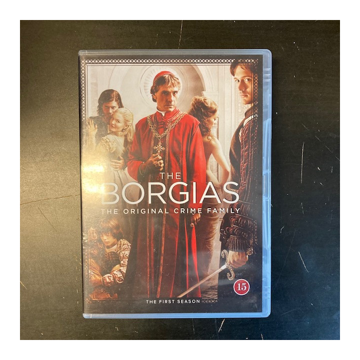 Borgias - Kausi 1 3DVD (VG+/M-) -tv-sarja-