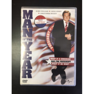 Man Of The Year DVD (VG+/M-) -komedia-