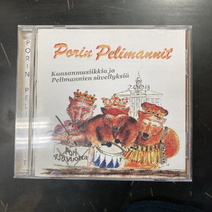 Porin Pelimannit - Kansanmusiikkia ja pelimannien sävellyksiä CD (M-/M-) -folk-