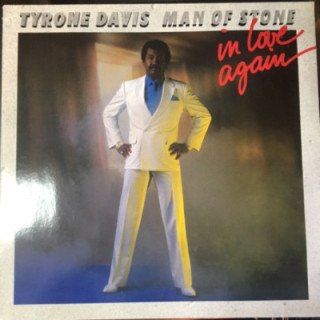 Tyrone Davis - Man Of Stone (In Love Again) LP (VG+/VG+) -soul-