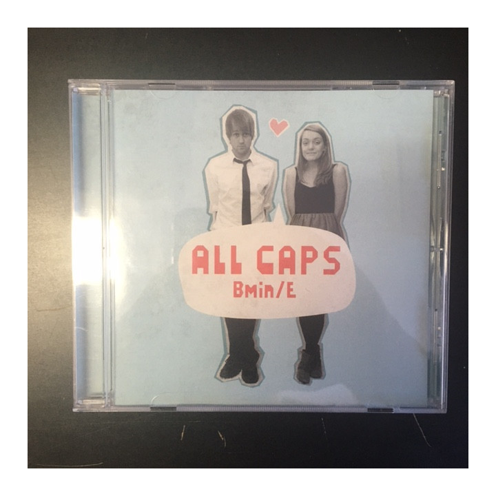 All Caps - Bmin/E CD (VG/M-) -synthpop-