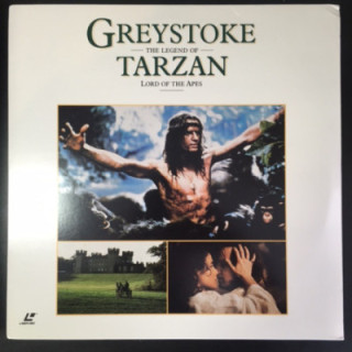 Greystoke: The Legend Of Tarzan, Lord Of The Apes LaserDisc (VG+-M-/VG+) -seikkailu/draama-