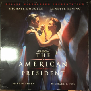 American President LaserDisc (VG+/VG+) -komedia/draama-