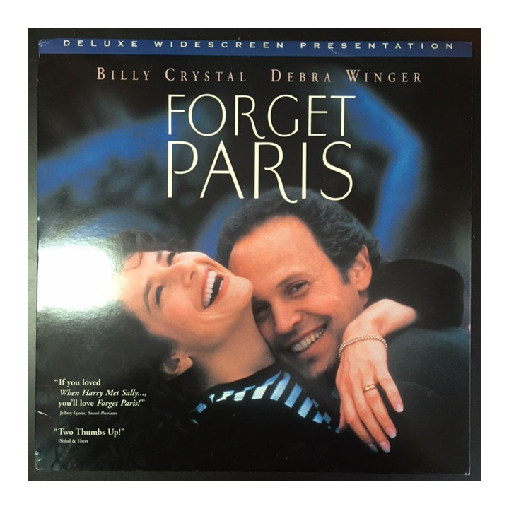 Forget Paris LaserDisc (VG+/VG+) -komedia-