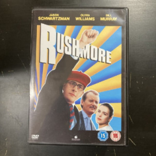 Rushmore - akatemian älypää DVD (M-/M-) -komedia/draama-