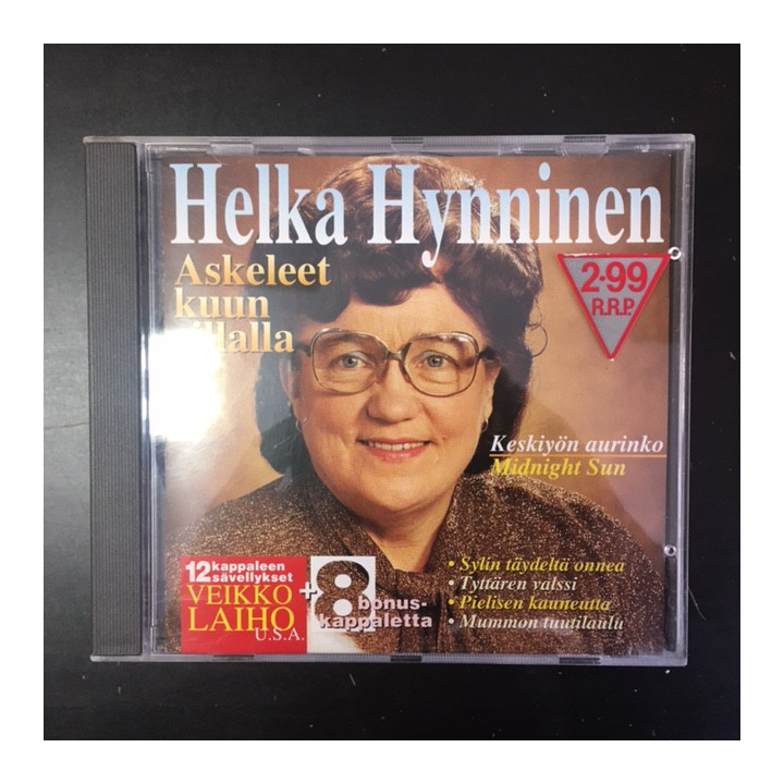 Helka Hynninen - Askeleet kuun sillalla CD (VG+/M-) -iskelmä-