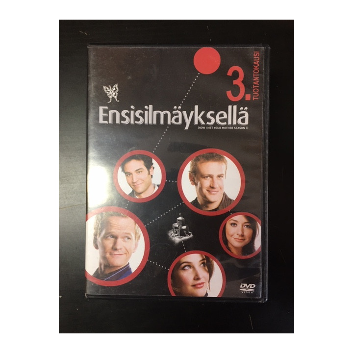 Ensisilmäyksellä - Kausi 3 3DVD (VG-VG+/M-) -tv-sarja-