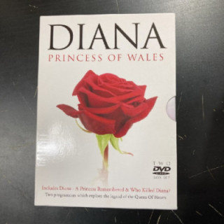 Diana - A Princess Remembered / Who Killed Diana? 2DVD (M-/M-) -dokumentti- (ei suomenkielistä tekstitystä)