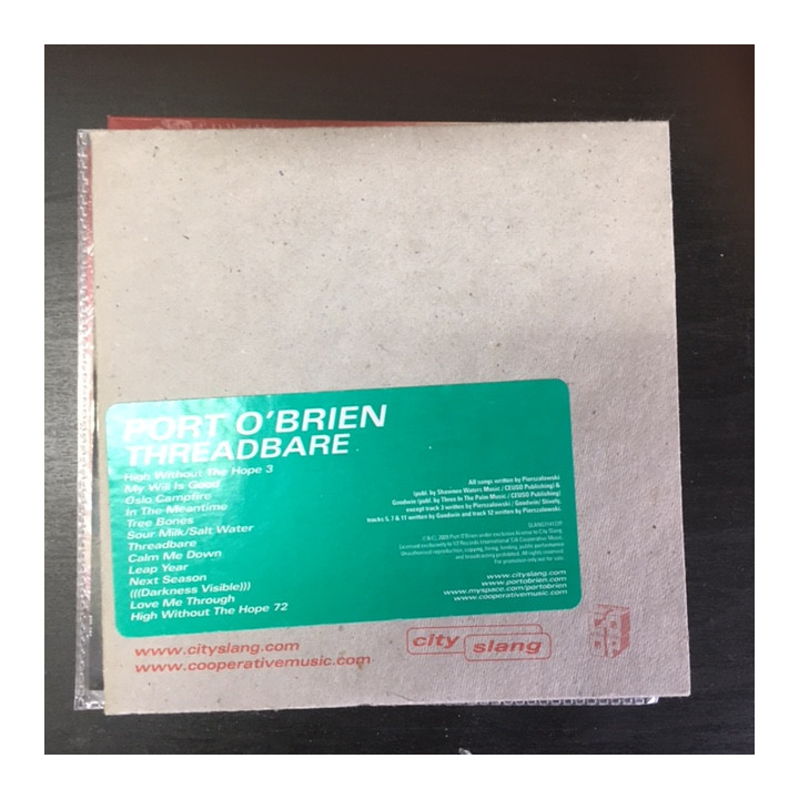 Port O'Brien - Threadbare PROMO CD (M-/M-) -folk rock-