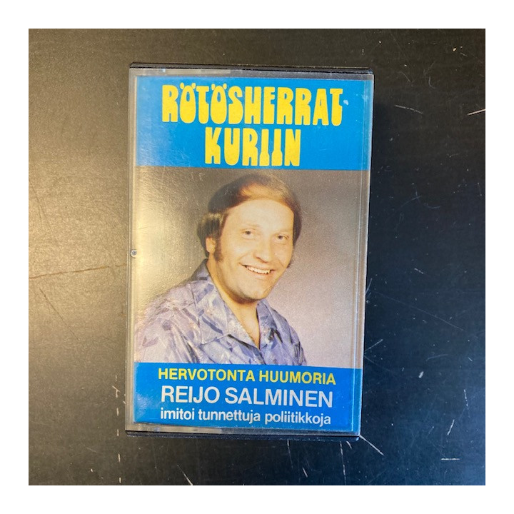 Reijo Salminen - Rötösherrat kuriin C-kasetti (VG+/VG+) -komedia-