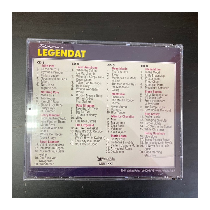 V/A - Tähtitaivaan legendat 4CD (VG+-M-/M-)