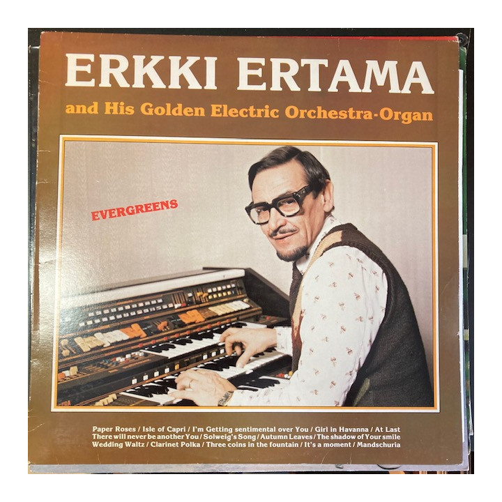 Erkki Ertama - And His Golden Electric Orchestra-Organ LP (VG+-M-/VG+) -easy listening-