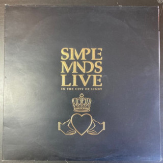 Simple Minds - Live In The City Of Light 2LP (VG+-M-/VG+) -synthpop-