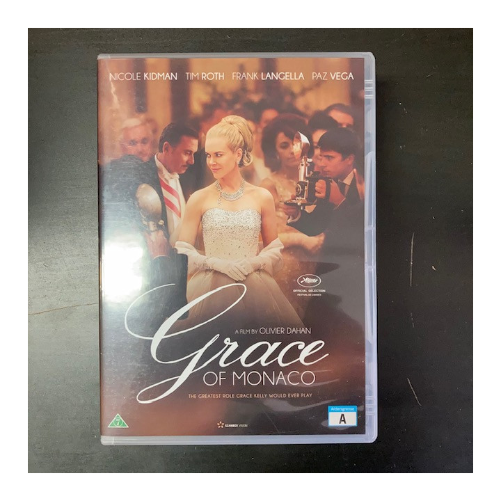 Grace Of Monaco DVD (VG+/M-) -draama-