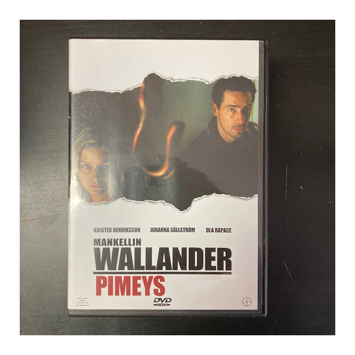 Wallander 4 - Pimeys DVD (VG/M-) -jännitys-