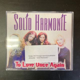 Solid HarmoniE - To Love Once Again CDS (VG/M-) -pop-