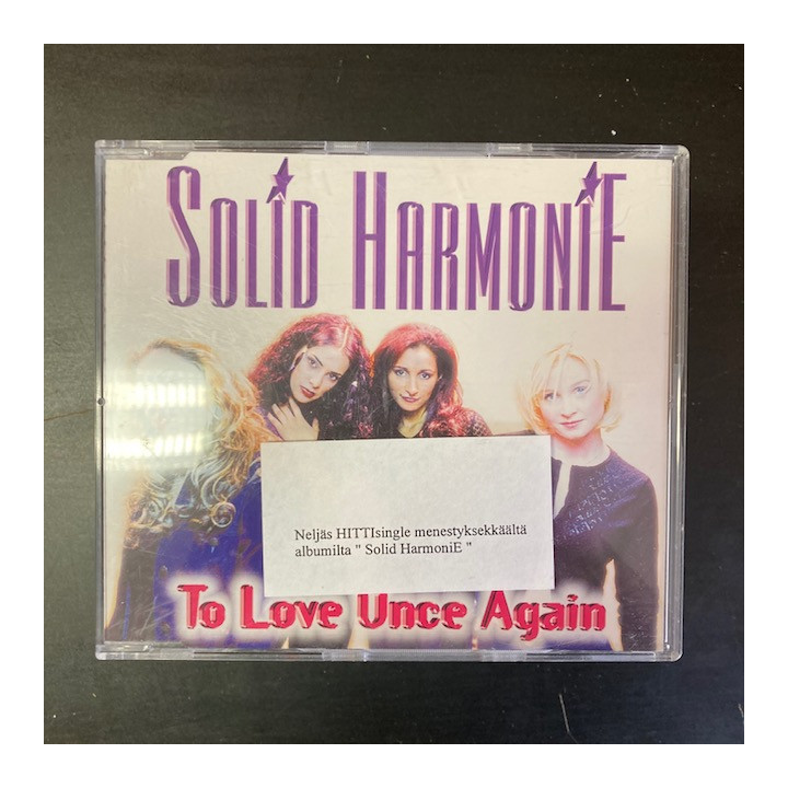 Solid HarmoniE - To Love Once Again CDS (VG/M-) -pop-