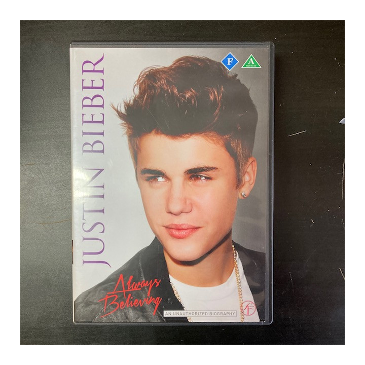 Justin Bieber - Always Believing DVD (M-/M-) -dokumentti-