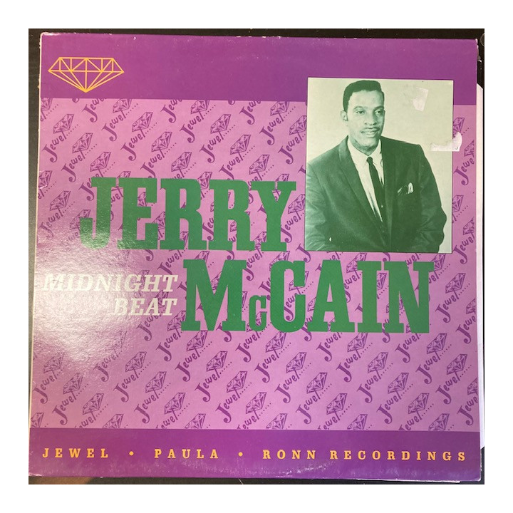 Jerry McCain - Midnight Beat LP (VG+-M-/VG) -blues-