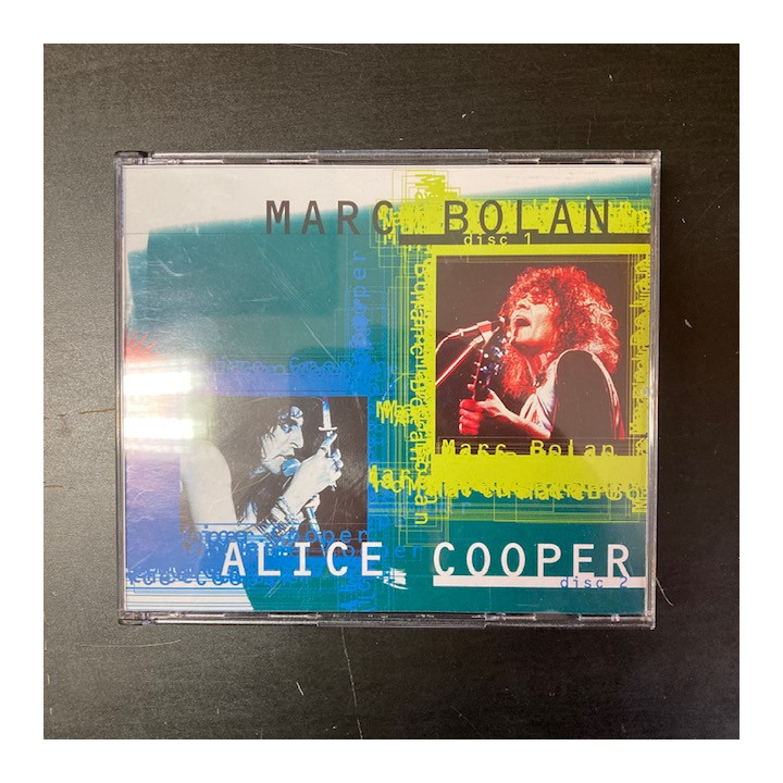 Marc Bolan / Alice Cooper - Marc Bolan / Alice Cooper 2CD (VG+-M-/M-) -glam rock/hard rock-