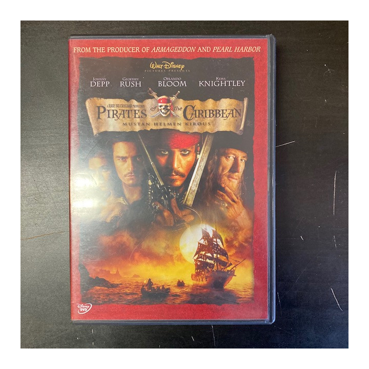 Pirates Of The Caribbean - Mustan helmen kirous DVD (M-/M-) -seikkailu-
