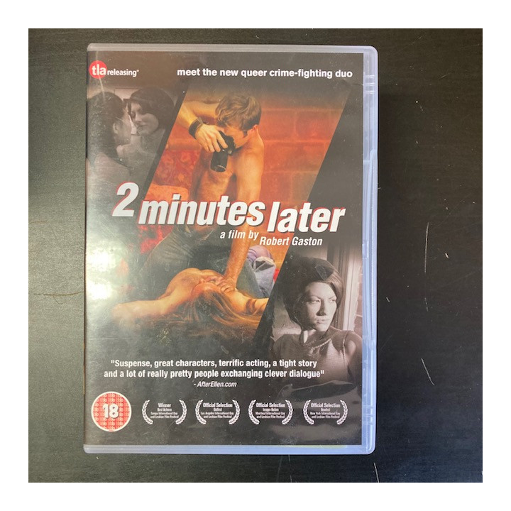 2 Minutes Later DVD (M-/M-) -komedia/jännitys- (ei suomenkielistä tekstitystä)
