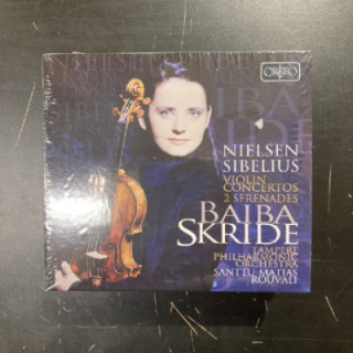 Baiba Skride - Sibelius / Nielsen: Violin Concertos / 2 Serenades 2CD (avaamaton) -klassinen-