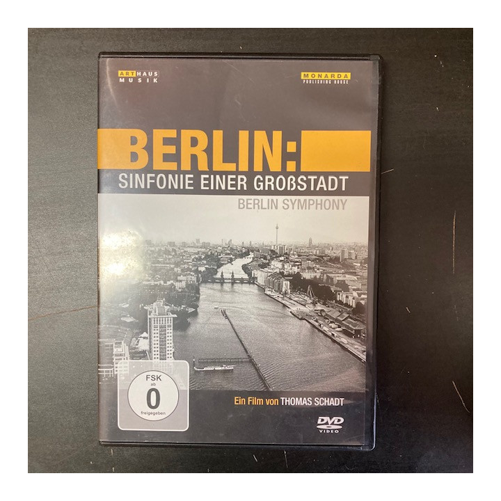 Berlin - Sinfonie Einer Großstadt DVD (VG+/M-) -dokumentti- (ei suomenkielistä tekstitystä/englanninkielinen tekstitys)
