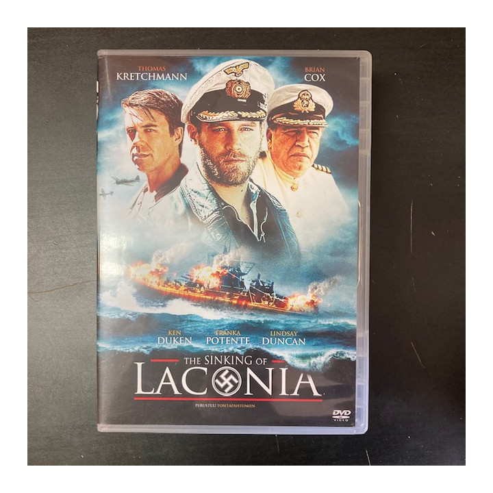 Sinking Of Laconia 2DVD (VG+/M-) -draama-
