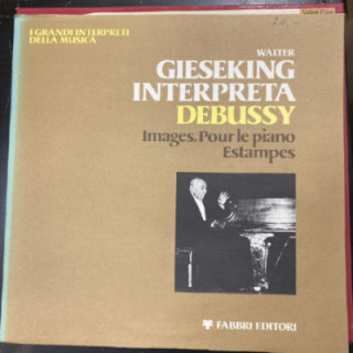 Walter Gieseking - Interpreta Debussy LP (M-/VG+) -klassinen-