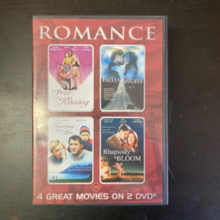 Romance (The Price Of Kissing / Fallen Angels / Something About Love / Rhapsody In Bloom) 2DVD (VG+/M-) -draama-