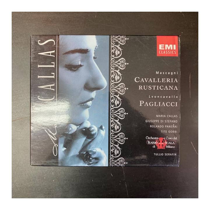 Maria Callas - Mascagni: Cavalleria Rusticana / Leoncavallo: Pagliacci 2CD (M-/VG+) -klassinen-