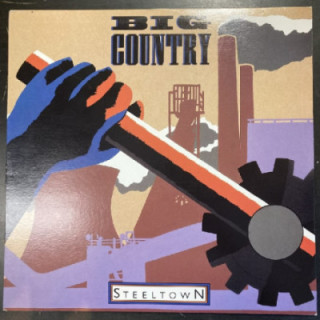 Big Country - Steeltown LP (VG+-M-/VG+) -alt rock-