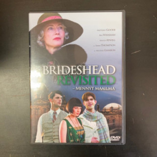 Brideshead Revisited - Mennyt maailma DVD (VG+/M-) -draama-