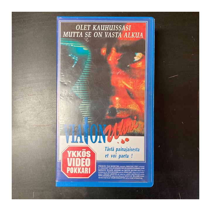 Viaton uhri VHS (VG+/M-) -kauhu-