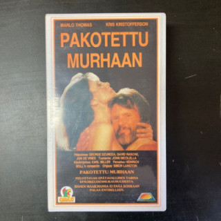 Pakotettu murhaan VHS (VG+/M-) -draama-
