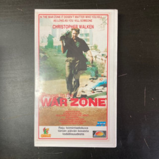 Witness In The War Zone VHS (VG+/M-) -toiminta/draama-